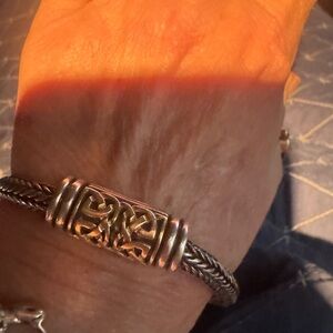 Ralph Lauren Sterling Silver with a 18K Celtic style overlay